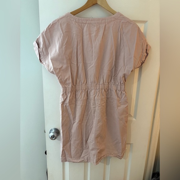 Universal Thread pink zipper front utility dress size medium denim - Picture 3 of 10